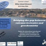ΘΕΡΙΝΟ ΣΧΟΛΕΙΟ (CIVIS) - ΜΗΛΟΣ 20-24/5/2024 ΜΕ ΘΕΜΑ 'Bridging the gap between volcano-tectonics and geochemistry'